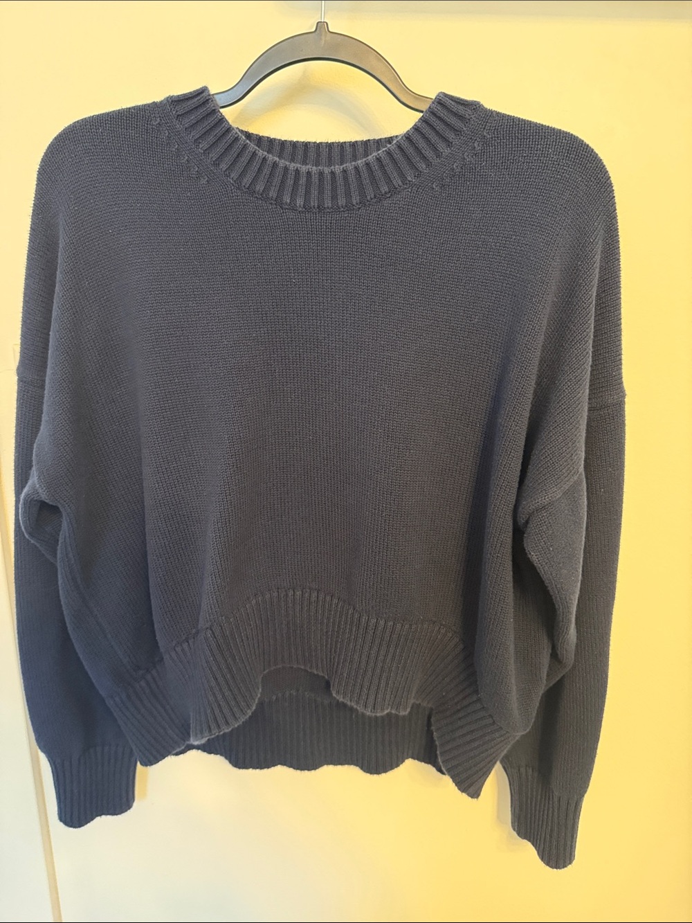 Quince 100% Organic Cotton Boyfriend Crew Sweater